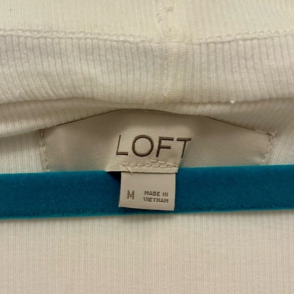 LOFT Ribbed Off the Shoulder Top - Picture 3 of 7